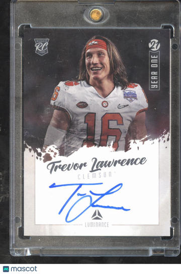 2021 Panini Luminance Year One Trevor Lawrence #YV-TL RC