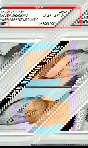 1966 Topps Braves Rookies #84 PSA 8 P1356