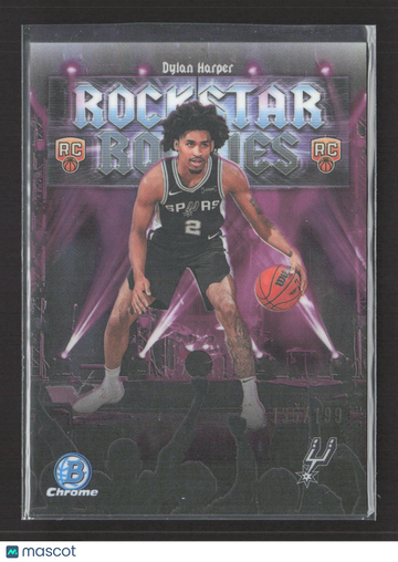 2025 Bowman Chrome Rockstar Rookies Dylan Harper #RR-2 RC