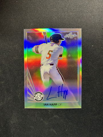 2015 Leaf Ian Happ Leaf Chrome Prospect Auto #BA-IH1