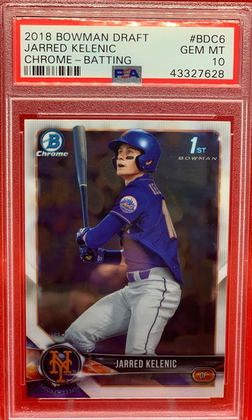 2018 Bowman Draft Chrome Jarred Kelenic PSA10 GEM MINT 