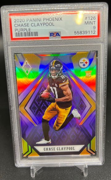 2020 Panini Phoenix Chase Claypool Purple /149 PSA 9