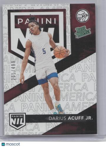2025 Panini The National NIL Darius Acuff Jr. #NIL17 /499