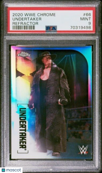 2020 Topps Chrome WWE Undertaker #66 Insert PSA 9