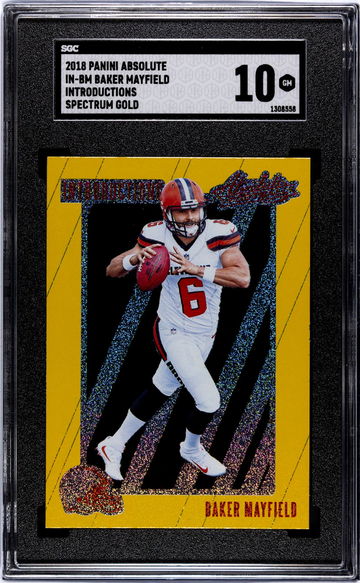 2018 Absolute #IN-BM Baker Mayfield Introductions SGC 10