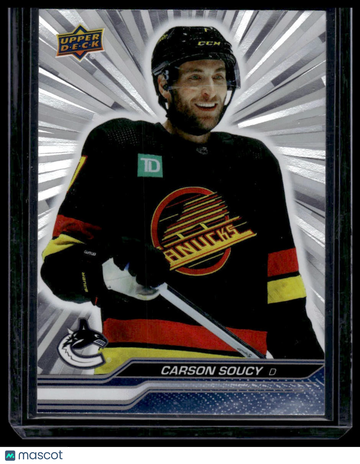 2023-24 Upper Deck Carson Soucy #639 Outburst Silver