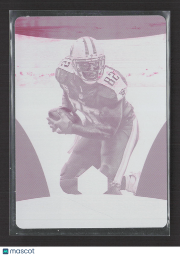 2016 Panini Limited Football Delanie Walker #81 Magenta Printing Plate /1 Printing Plate