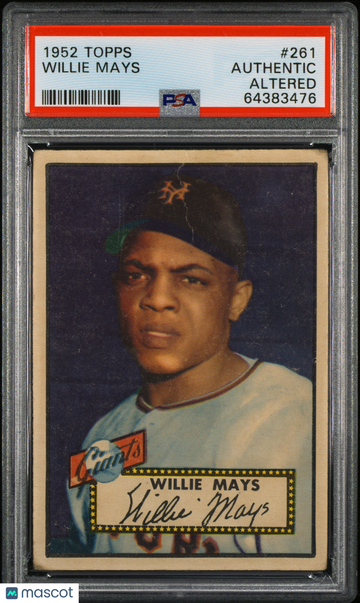 1952 Topps Willie Mays #261 PSA AA BEAUTIFUL CENTERING!