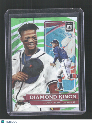 2019 Donruss Optic Ronald Acuna Jr. #16 Lime Green
