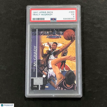 1997 Upper Deck Tracy Mcgrady #300 PSA 5