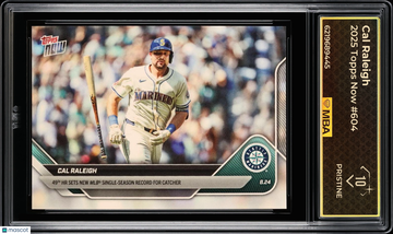 2025 Topps Now Cal Raleigh #604 MBA 10