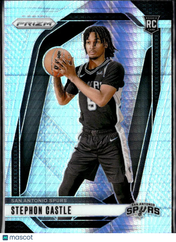 Stephon Castle 2024 Panini Prizm RC San Antonio Spurs