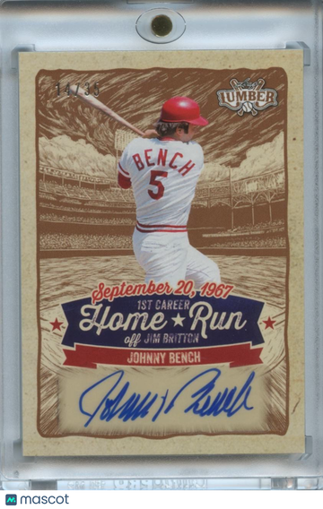 2025 Leaf Johnny Bench Leaf