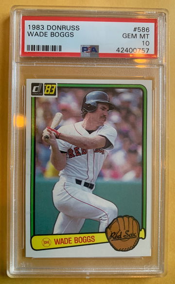 1983 donruss wade boggs 