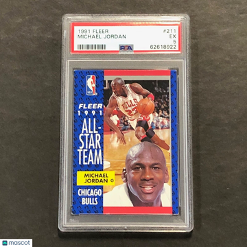 1991 Fleer Michael Jordan #211 PSA 5