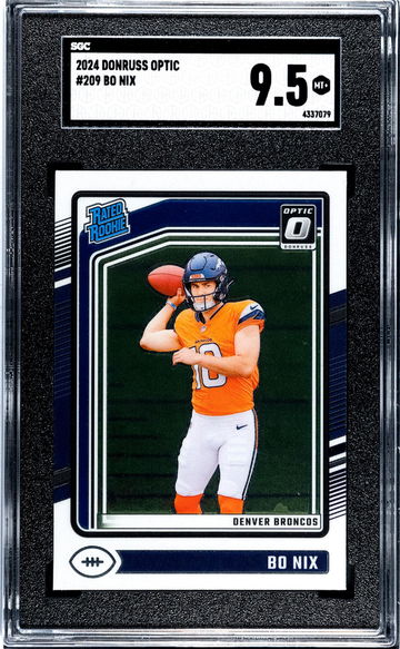 2024 Donruss Optic #209 Bo Nix SGC 9.5