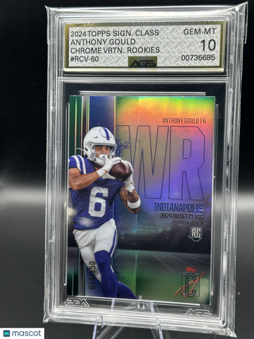 2025 Topps Signature Class Chrome Variation Anthony Gould #RCV-60 RC AGS 10