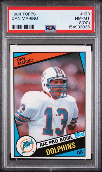 1984 Topps Dan Marino #123 PSA 8