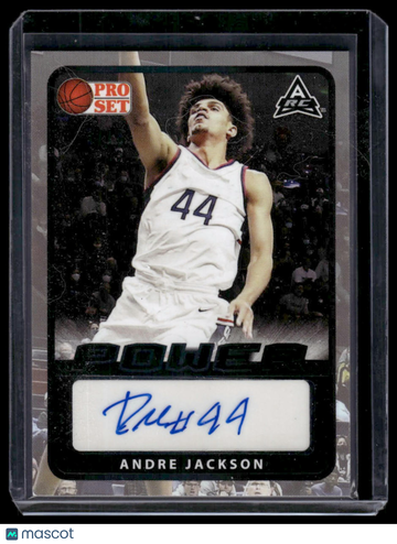 2022 Leaf Pro Set Power Andre Jackson #BA-AJ1 Autograph RC