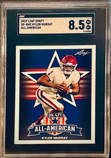 2019 Leaf Draft Kyler Murray SP-KM2 All-American SGC 8.5