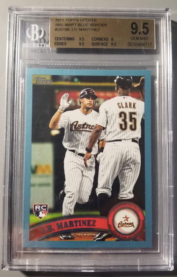 2011 Topps Update Walmart Blue JD Martinez RC 