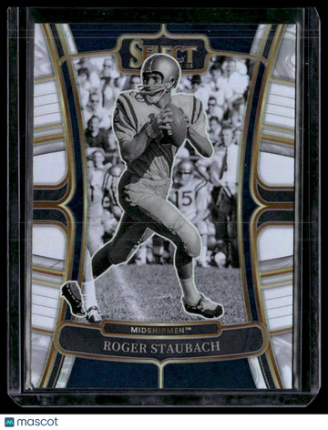 2023 Panini Select Draft Picks Roger Staubach #85 Silver Prizm