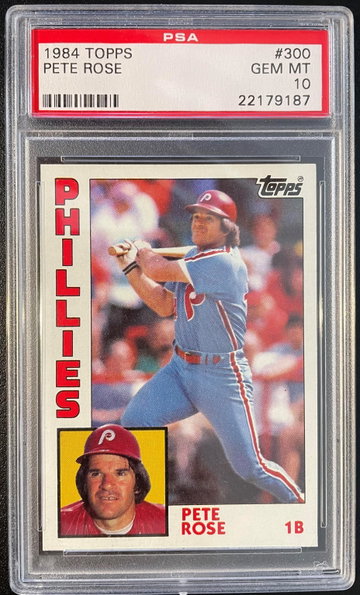 1984 Topps Pete Rose PSA 10 #300