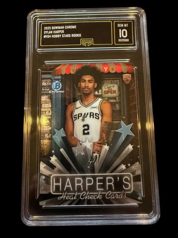 2025 Bowman Chrome | Rookie Dylan Harper | Hobby Stars | GMA 10