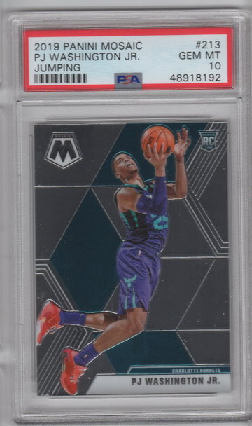 2019 Mosaic PJ Washington Jumping PSA 10