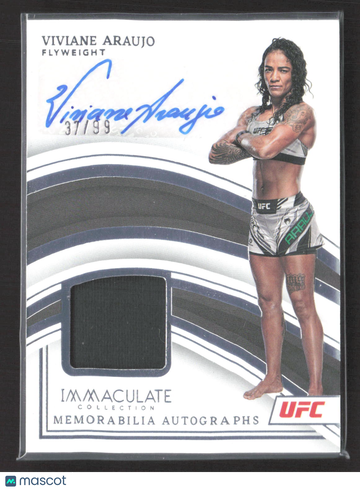 2023 Panini Immaculate Collection Viviane Araujo #MA-VAJ 37/99 Memorabilia Memorabilia Autographs Auto