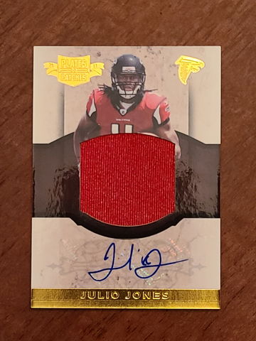 2011 Panini Plates & Patches Julio Jones Rookie Auto 1/10