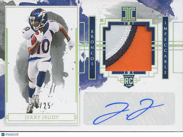2020 Jerry Jeudy Patch Rookie Panini Authentic