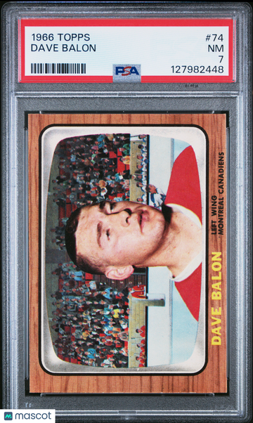 1966 Topps Dave Balon #74 PSA 7