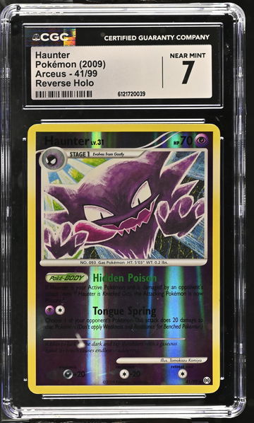 2009 Pokemon #41/99 Haunter Arceus /99 CGC 7