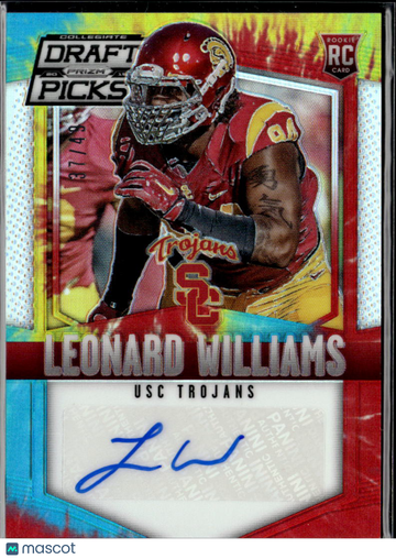 Leonard Williams 2015 Panini Prizm Collegiate Draft Picks Auto USC Trojans