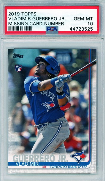 Vladimir Guerrero 2019 Topps NNO Rookie PSA 10