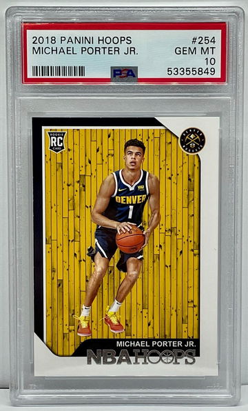 2018 NBA Hoops Michael Porter Jr. PSA 10
