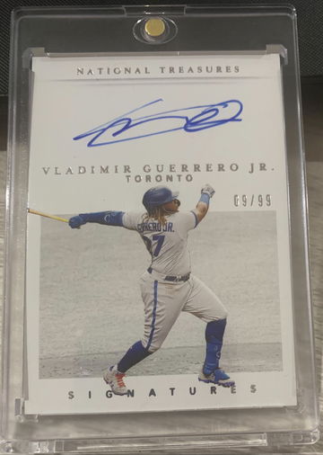 2021 Panini National Treasures Vladimir Guerrero Jr. AUTO /99