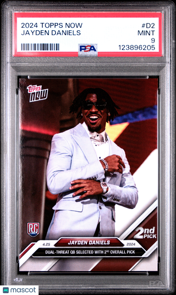 2024 Topps Now Jayden Daniels #D2 PSA 9