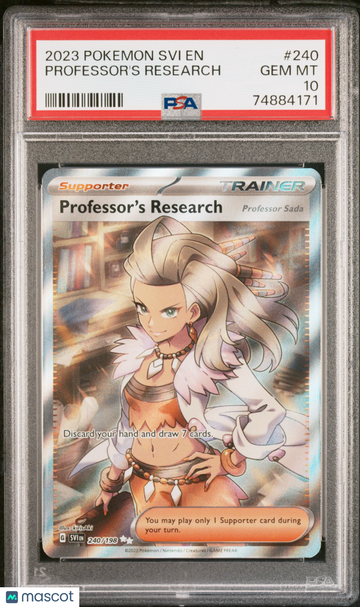 2023 Pokemon Svi EN-Scarlet & Violet Professor's Research Ultra Rare PSA 10 #240