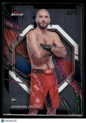 2024 Topps Finest UFC Aiemann Zahabi #77 RC