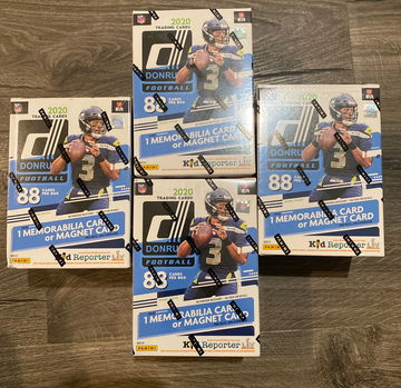 2020 Donruss Football Blaster box x4