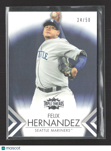 2009 Topps Triple Threads Felix Hernandez #39 24/50