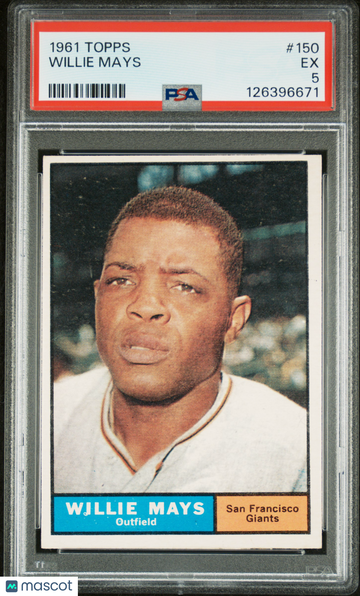 1961 Topps Willie Mays #150 PSA 5