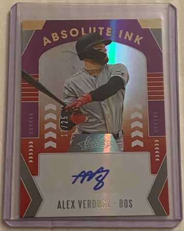 2020 Panini Absolute Alex Verdugo auto /25