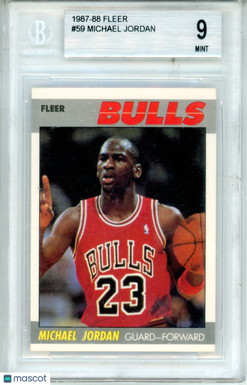1987 Fleer Michael Jordan #59 BGS 9