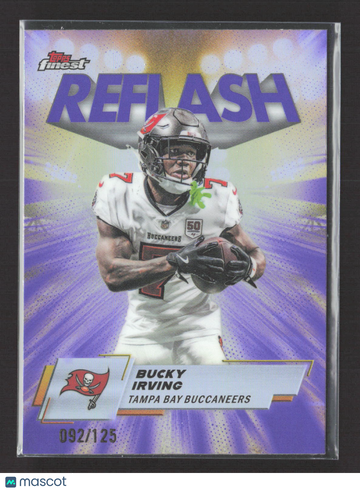 2025 Topps Finest Reflash Bucky Irving #RF-9 Purple 092/125