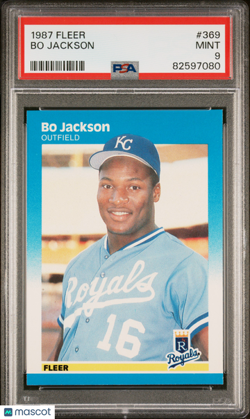 Bo Jackson 1987 Fleer PSA 9