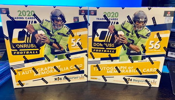 2x Lot 2020 Panini Donruss Football Mega Box Fanatics Exclusive Edition
