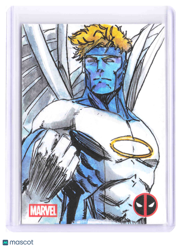 2025 Topps Deadpool Chrome Archangel Original Sketch Card